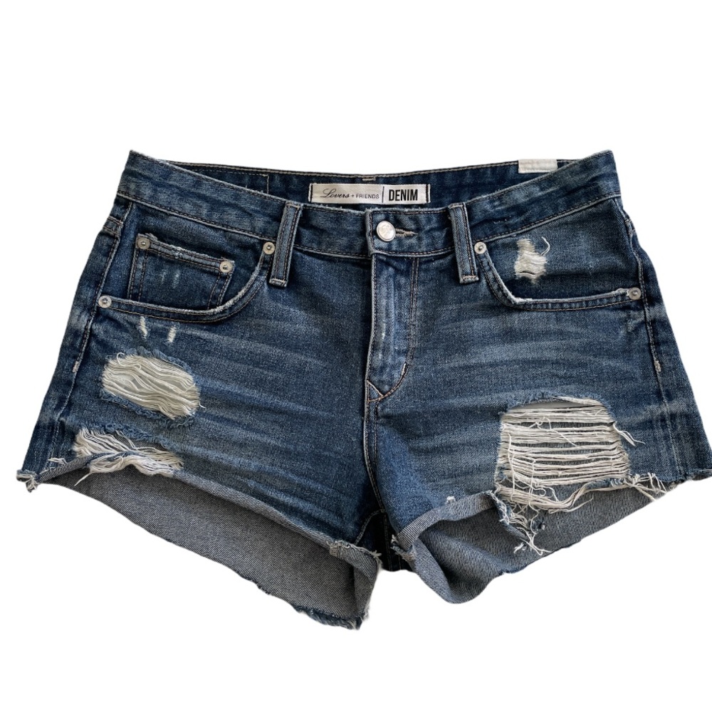 Lovers + Friends Denim Shorts